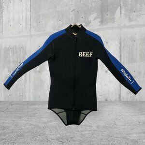 Reef Womens/ Men's Large 5mm Scuba & Diving Wetsuit Jacket Black & Blue